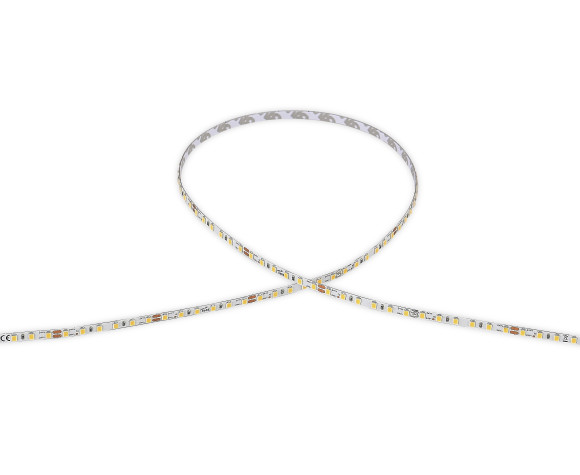 Donel,Светодиодная лента,тепло-белая, самоклейкая, 120 д/м 3000K, 9,6W/m, 860 Lm/m, DC24V, IP20, CRI>90, Уп. 5 м.,Серия:DN8SSL, DN18294WWRA90