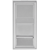 Donel Розетка DEC RJ45 UTP кат.5e, 1мод., алюм. матовая (22.5х45мм), DECF12ALM5