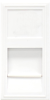 Donel Розетка DEC RJ45 UTP кат.5e, 1мод., бел. матовая (22.5х45мм), DECF12WM5