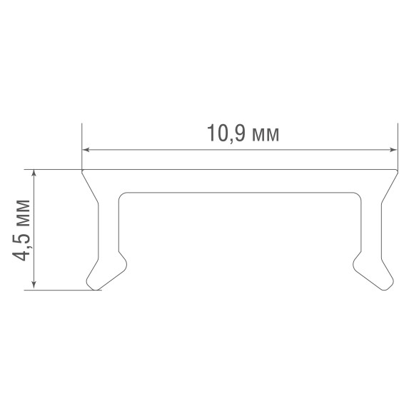 Donel, рассеиватель для профиля DN18C1210, бобина 10м., Серия:DN18, DNPC1210L10 Donel, рассеиватель для профиля DN18C1210, бобина 10м., Серия:DN18, DNPC1210L10