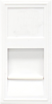 Donel Розетка DEC RJ45 UTP кат.6, 1мод., бел. (22.5х45мм), DECF12W6
