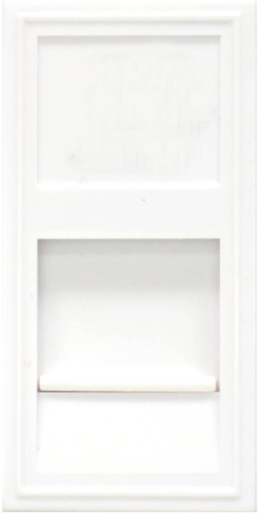 Donel Розетка DEC RJ45 UTP кат.6, 1мод., бел. матовая (22.5х45мм), DECF12WM6