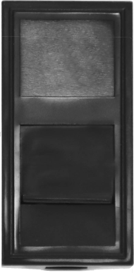 Donel Розетка DEC RJ45 UTP кат.6, 1мод., черн. (22.5х45мм), DECF12B6