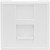 Donel Розетка DEC RJ45 UTP кат.6, 2мод., бел. (45х45мм), серия (тип) DEC, DECF12EW6