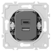 Donel USB зарядное устройство 20Вт, 3100мА, тип A+С быстрая зарядка, серия DB, DB20420