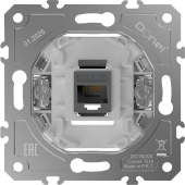 Donel D16  Механизм розетки RJ45 cat.5/ClassE-8 на 1 порт, DO16200