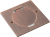Donel Лючок Surface 2 мод. (1 мод. 45х45 мм.), круглая крышка, красная медь, IP44, DFB2MRRRC