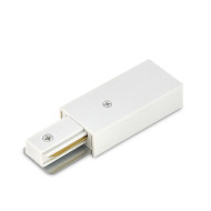 Donel, токоподвод для однофазного шинопровода, L107xW34 белый, пластик, серия: DN01, PCDN01W