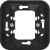 Donel W55 Адаптер для скрытой установки одиночный, антрацит, IP55, серия (тип) DIP55, DIP80628