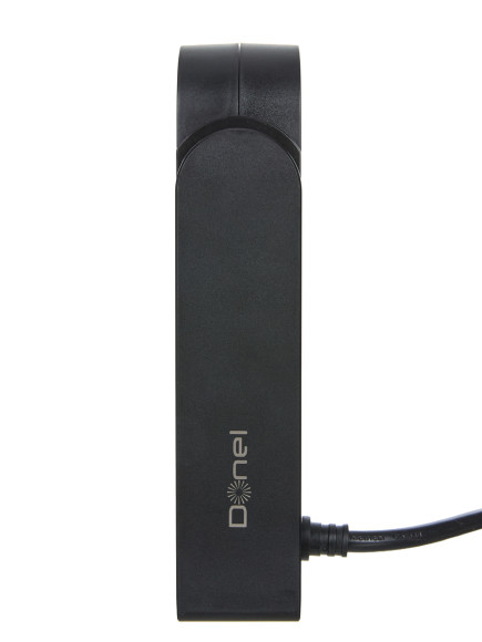 Donel Розеточный блок с клипсой 2х2К+З + 2 USB (А+С) PD 20Вт, цвет черный, длина кабеля: 1,5 м, DDSBC6ANC-2PSAN2UANC