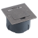 Donel Лючок Surface 2 мод. (1 мод. 45х45 мм.), оцинкованная сталь, IP44, (с уст. набором), DFB2MRNFA