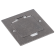 Donel Лючок Surface 2 мод. (1 мод. 45х45 мм.), оцинкованная сталь, IP44, (с уст. набором), DFB2MRNFA