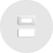 Donel D16 матовый белый Накладка для розеток USB, DO28633