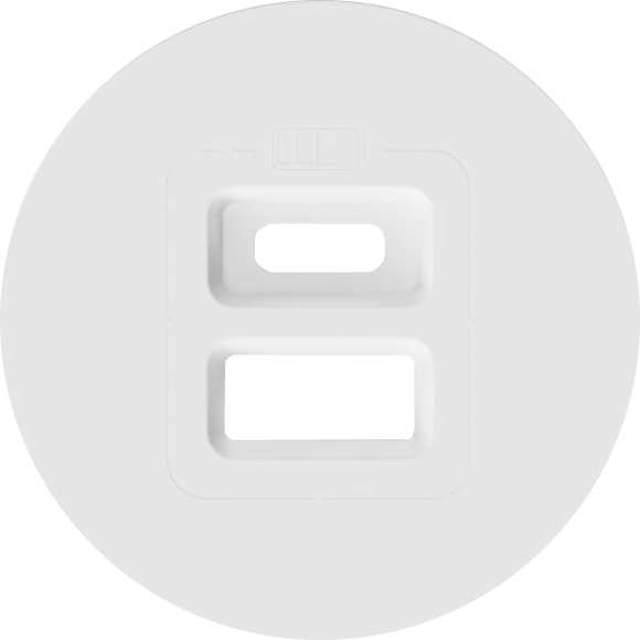 Donel D16 матовый белый Накладка для розеток USB, DO28633