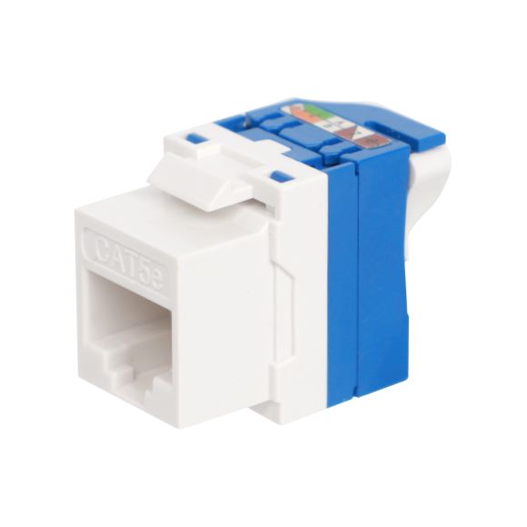 Donel Модуль Keystone Toolless RJ45, cat. 5e, UTP, 180 град., белый, серия (тип) DEC, DECKTU5E180DW