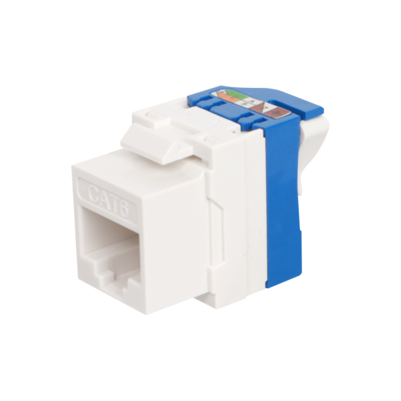 Donel Модуль Keystone Toolless RJ45, cat. 6, UTP, 180 град., белый, серия (тип) DEC, DECKTU6180DW