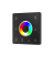 Donel, RGB+CCT настенный пульт дистанционного управления, 1 зона, Черный, зона охвата 30м,  серия:DN8UTZ, DN18302RGBCCTBlack
