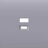 Donel S08 серый графит накладка для розеток USB, серия DB, DS28659
