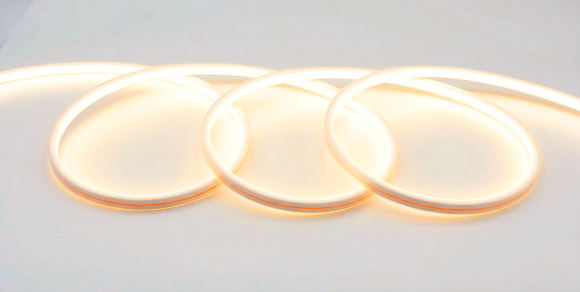 Donel, Светодиодная лента, тепло-белая, 320д/м, 3000K, 10W/m, 620Lm/m, DC24V, IP68, CRI>90, Уп. 5м., Ta:-20~50?, Серия:DN8SSL, DN18398WWRA90IP68L5