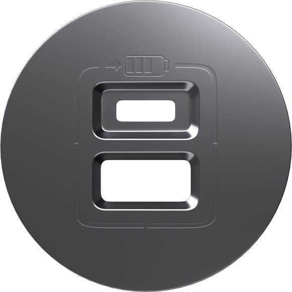 Donel D16 Сталь Накладка для розеток USB, DO28637