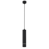 Donel, св-к подвесной, цвет ЧЕРНЫЙ, D60xH300мм, под лампу GU10, IP20, серия: DN15, DN15005R1B Donel, св-к подвесной, цвет ЧЕРНЫЙ, D60xH300мм, под лампу GU10, IP20, серия: DN15, DN15005R1B