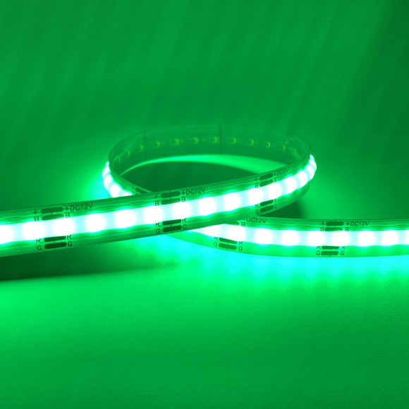 DONEL Светодиодная лента COB, 15W/m, RGB, 660 Lm/m, DC24V, IP20, CRI>95, уп. 5 м, серия DN8SSL, DN18326COBRGB