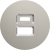 Donel D16 шампань  Накладка для розеток USB, DO28651