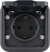 Donel W55 Розетка 1-я с защ.крышкой,2К+З. и шт., накладная, антрацит, IP55, серия (тип) DIP55, DIP18828