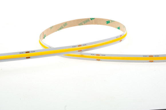 DONEL Светодиодная лента COB, 9.6W/m, 3000K, 855 Lm/m, DC24V, CRI>95, IP20, уп. 5м, серия DN8SSL , DN18338WWRA95
