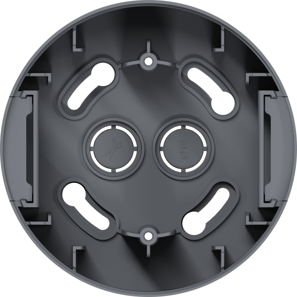 Donel A07 Natural Round  Сталь дымчатая Корпус для накладного монтажа с комплектом аксессуаров , серия DB, DERN98137