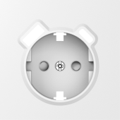 Donel S08 матовый белый накладка для розетки Schuko с зарядным устройством USB A+C,  со шторками 16A 250 В~,серия DB, DS22933