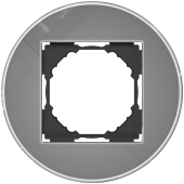 Donel A07 Natural Round Стекло Дымчатое рамка 1-я, серия DB, DERN211SG