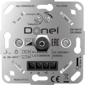 Donel Светорегулятор поворотный, LED,300 Вт., с доп. входом, серия DDIM, DDIM300LED
