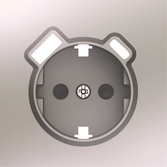 Donel S08 шампань накладка для розетки Schuko с зарядным устройством USB A+C,  со шторками 16A 250 В~,серия DB, DS22951