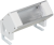 Donel Настольный розеточный блок Sharpdesign  4 мод. (2 мод. 45х45), алюминий, белые заглушки, DDSB4SHDALW