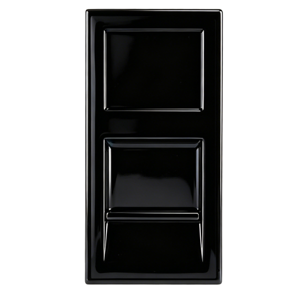 Donel Розетка DEC RJ45 FTP кат.5e, 1мод., черн. (22.5х45мм), серия (тип) DEC, DECF12ANF5