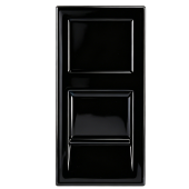 Donel Розетка DEC RJ45 FTP кат.6, 1мод., черн. (22.5х45мм), серия (тип) DEC, DECF12ANF6